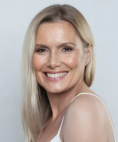 Happy woman after Salmon DNA